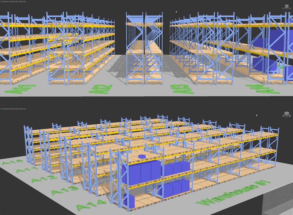 Warehouse map